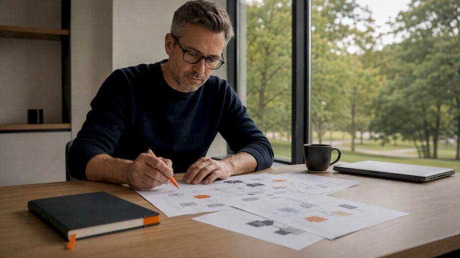 Der Projektmanager nimmt die CRM-Prozessabläufe genau unter die Lupe.