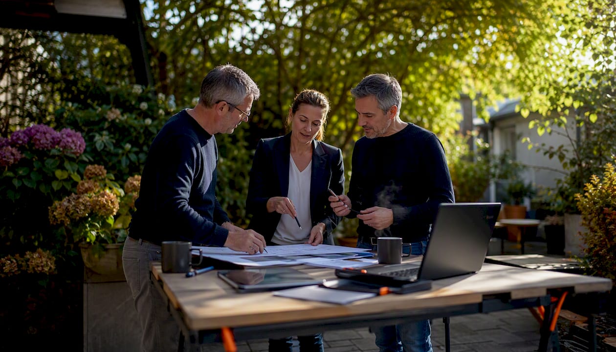 Das Team bespricht aktuell die Kosten für das geplante CRM-Projekt.