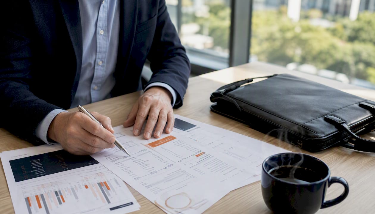 Hände, die auf die verschiedenen B2B-Tarife von Shopify aufmerksam machen