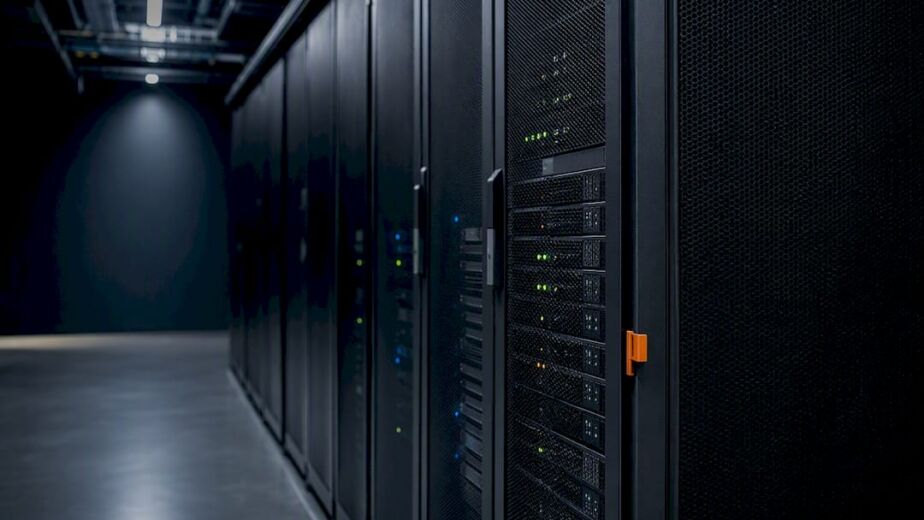 Server-Racks in einem Rechenzentrum in der Schweiz