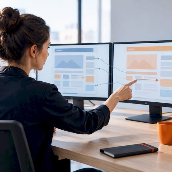 Das SEO-Team analysiert die alte und die neue Struktur des Shops