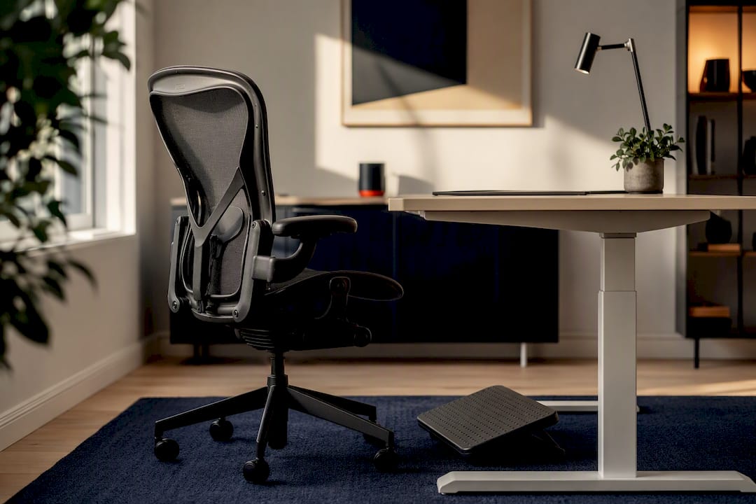 Ergonomischer Arbeitsplatz im Homeoffice