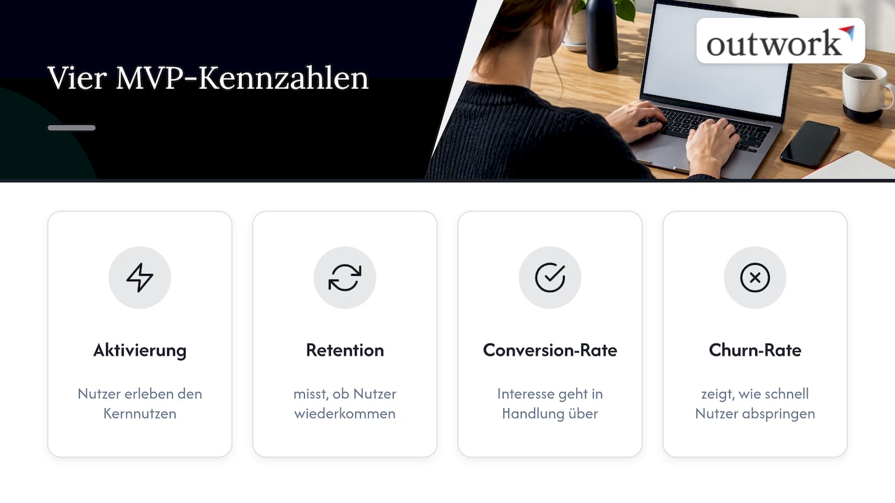 Vier wichtige MVP-Kennzahlen und die dazugehörigen Nutzersignale