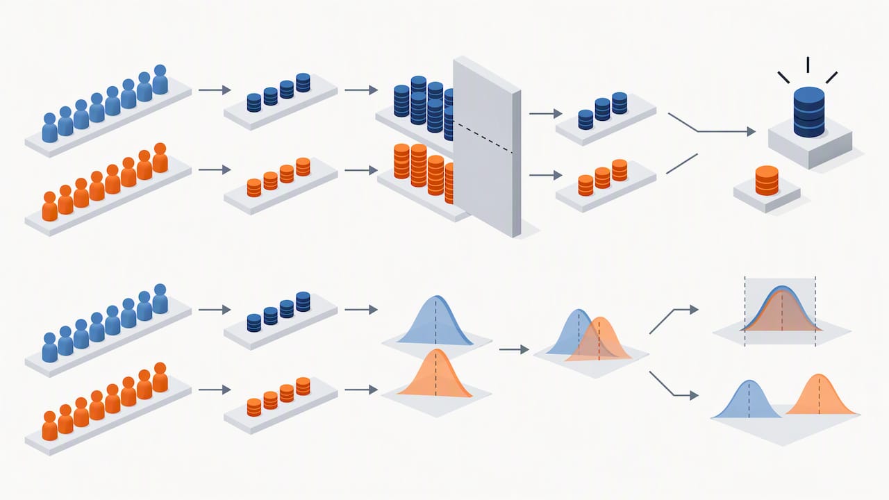 Zwei Möglichkeiten zur statistischen Auswertung von A/B-Tests